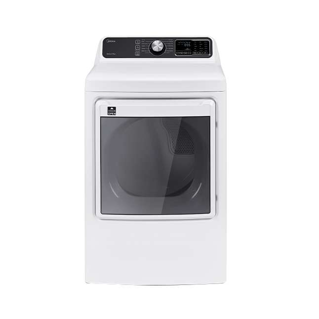 Midea 7.5 Cu.Ft. Top Load Matching Dryer White MLE45N3BWW Picture